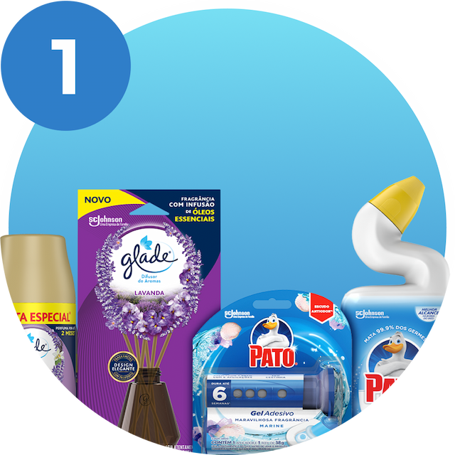 Compre pelo menos 1 produto Pato e 1 produto Glade participantes