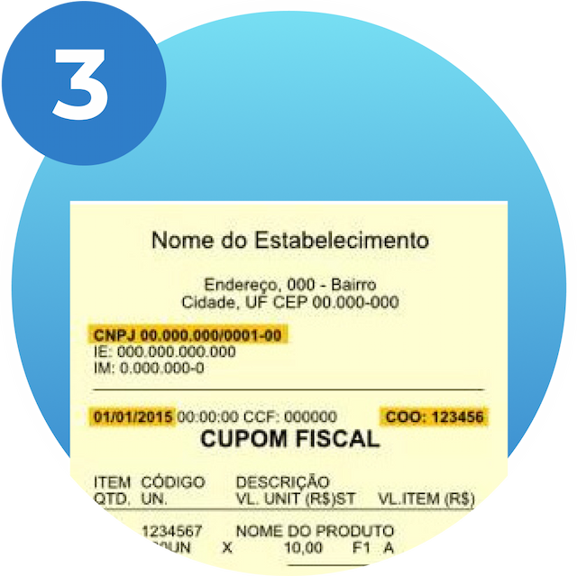 Clique em Participe abaixo e cadastre o cupom fiscal dos produtos adquiridos